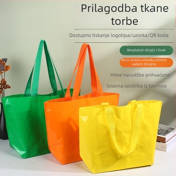 Prilagođena prijenosna pletena torba s jednim ramenom, torba za kupovinu s velikim kapacitetom, torba za preseljenje s uzorkom zmijske kože, izložbena promotivna torba