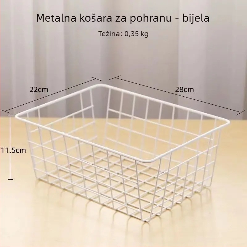 Pod stolom koš za pohranu s kotačićima — mobilni organizator za učenike za pohranu knjiga, igračaka i ostalih predmeta