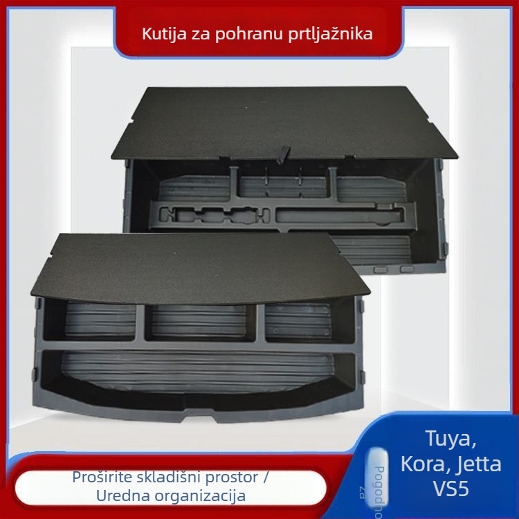 Vodonepropusna kutija za prtljažnik i automobilni organizator — plastična kutija za pohranu kompatibilna s VW Tou Yue, Jetta, VS5, Korok