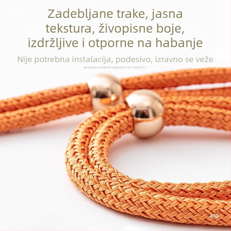 Biserni zavjesni pojasevi – komplet od 2 komada s kukicama