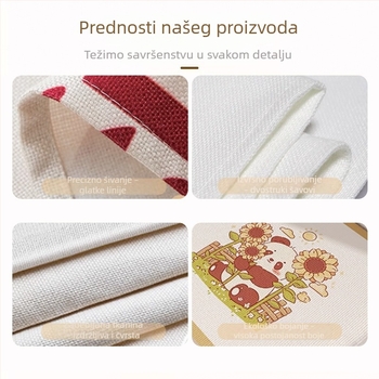 Zaštitni pokrivač protiv prašine i vode za kućanske uređaje: hladnjak s dvjema vratima, perilica rublja i mikrovalna pećnica, crno-bijela