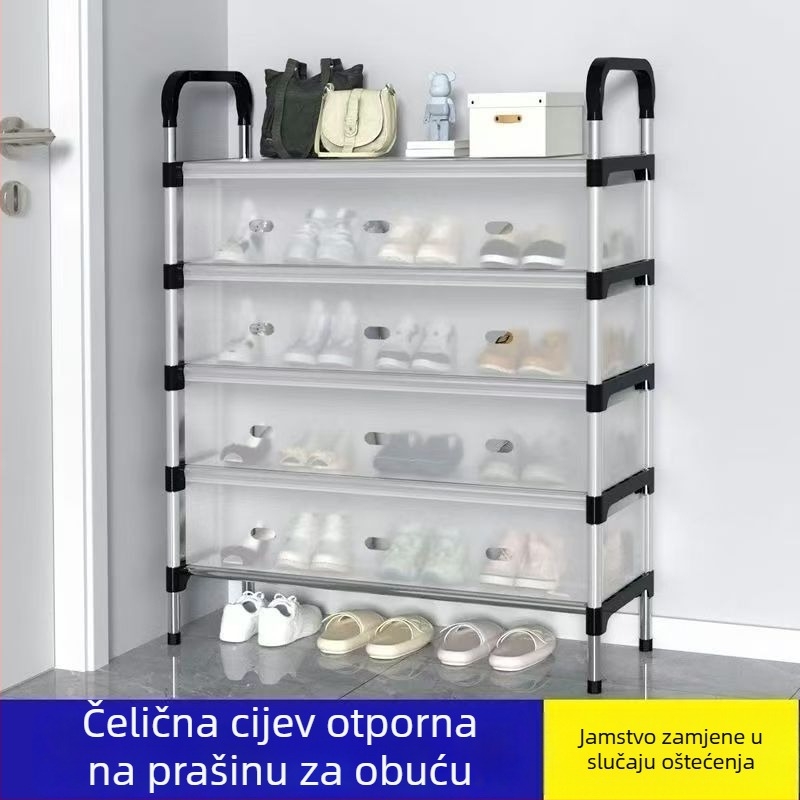 Višeslojni ormarić za cipele, s velikim kapacitetom i zaštitom od prašine, čvrst za kućno skladištenje