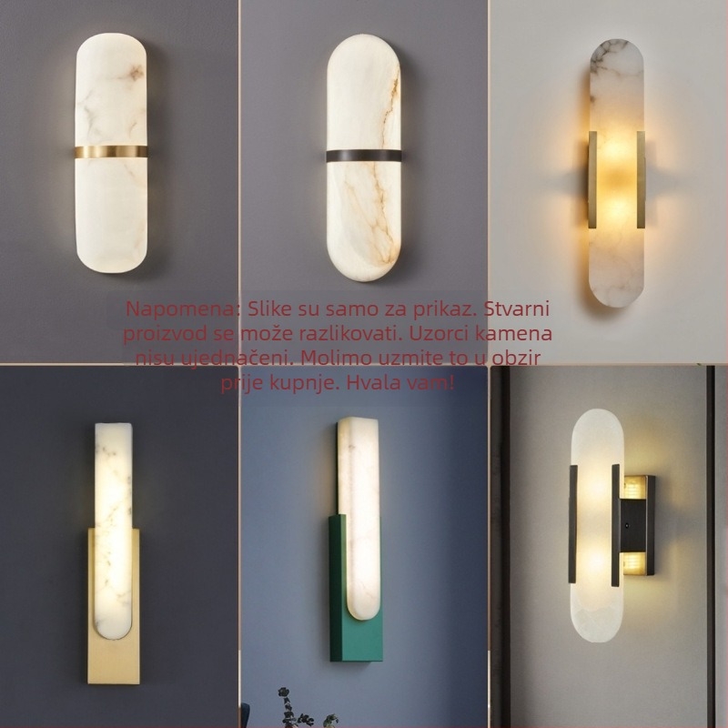 Stenska LED lampa od kamene oblaka – moderan kineski stil za spavaću sobu ili hotelsku sobu