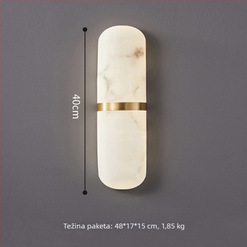 Stenska LED lampa od kamene oblaka – moderan kineski stil za spavaću sobu ili hotelsku sobu