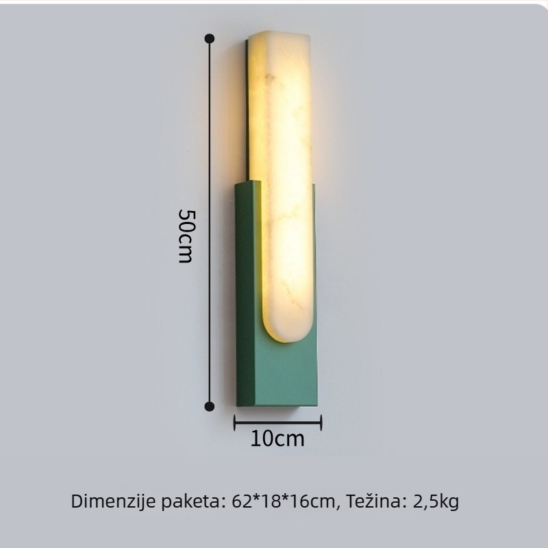 Stenska LED lampa od kamene oblaka – moderan kineski stil za spavaću sobu ili hotelsku sobu