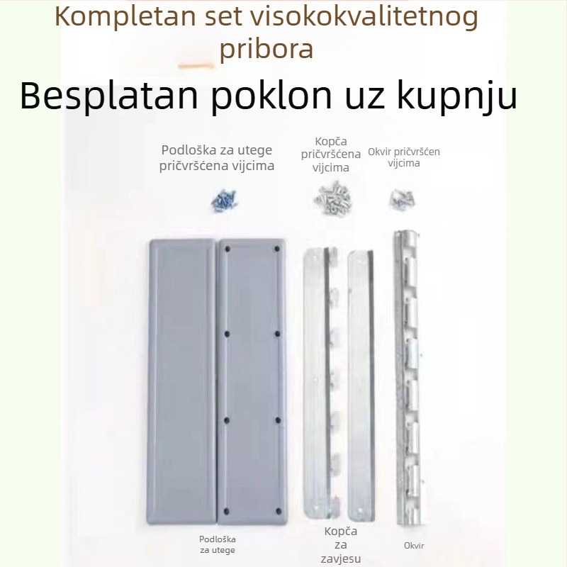 Magnetna prozirna PVC zavjesa za vrata klima uređaja – otporna na vjetar, hladnoću i prašinu, mekana kućna zavjesa