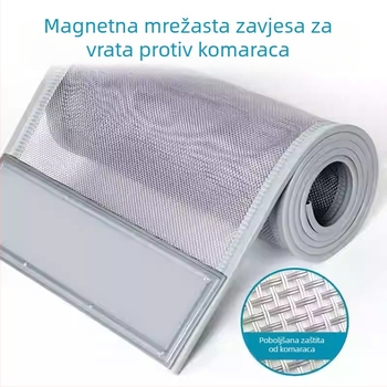 Zavjesa za vrata protiv komaraca s magnetskom trakom, novi model 2026, vrhunske kvalitete za kućnu i poslovnu upotrebu, pregradna zavjesa