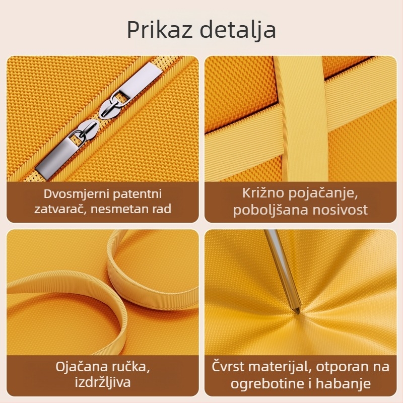 Torba za skladištenje odjeće za kućni ormar, organizator za deke i odjeću, sklopiva vrećica za preseljenje