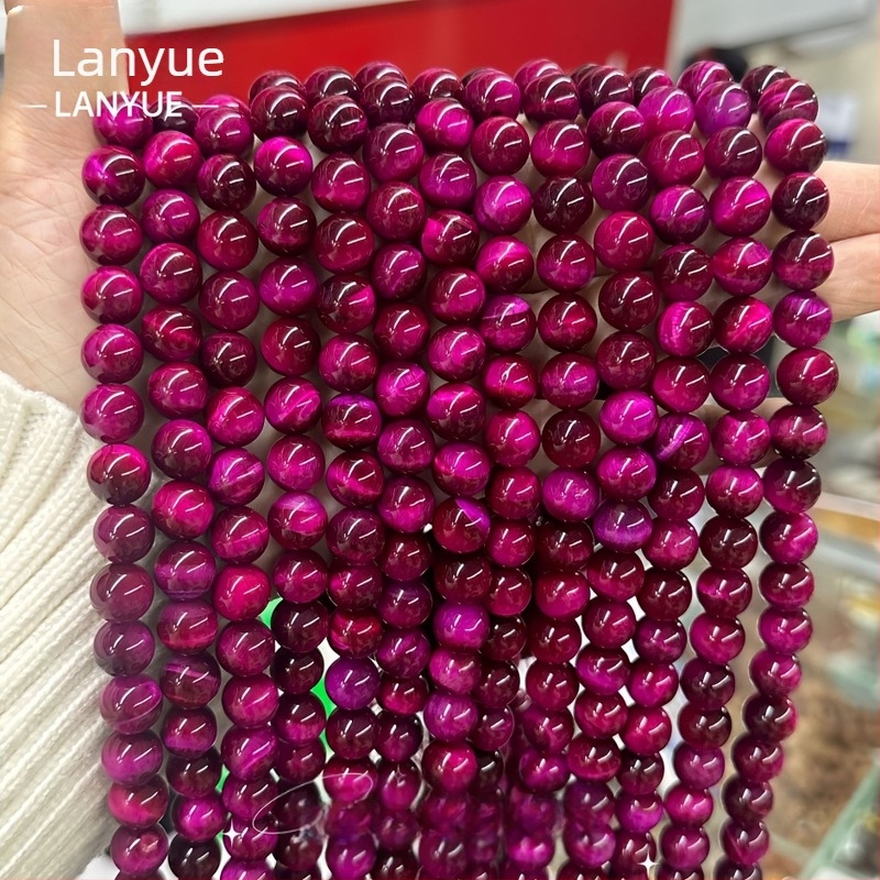 Raznobojno tigrovo oko okrugle perle, 4 mm, za DIY nakit