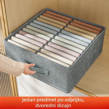 Kutija za pohranu donjeg rublja i odjeće za garderobu, tekstilni organizator otporan na vlagu
