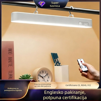 Zidna lampa za studentski dom s magnetskim držačem, lampica za čitanje uz krevet, dodirno upravljanje, 6W USB napajanje