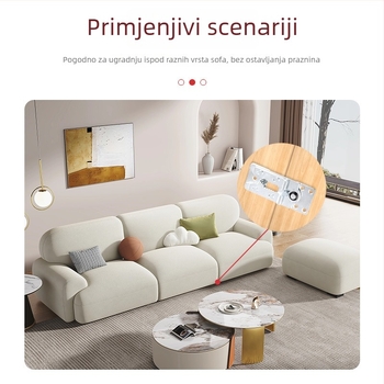Dvojno funkcijski kovinski spojnik za kauč sa kopčom i plug-in hardverom, od željeza