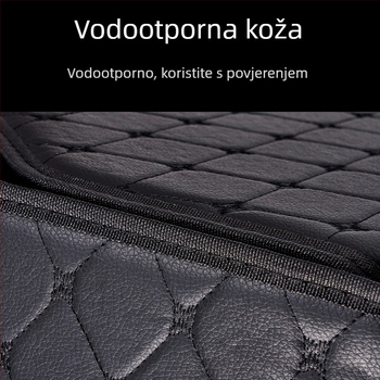 Sklopivi vodootporni organizator prtljažnika automobila s ručkom