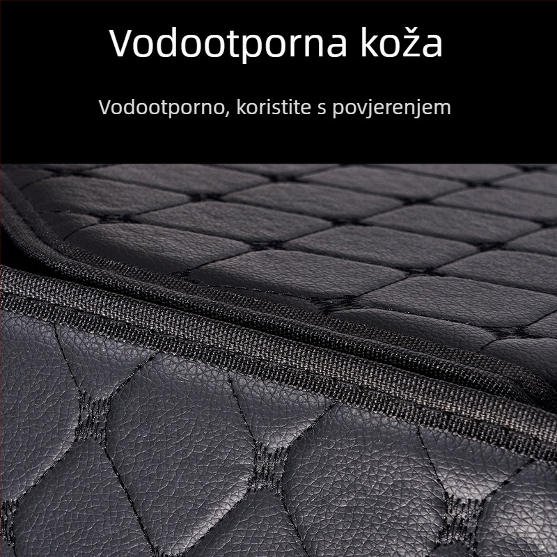 Sklopivi vodootporni organizator prtljažnika automobila s ručkom