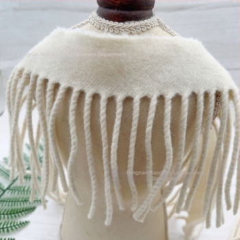 Resice od vunenog pliša s uvijenim koncem – dodaci za kapute i tweed kapute – DIY materijal