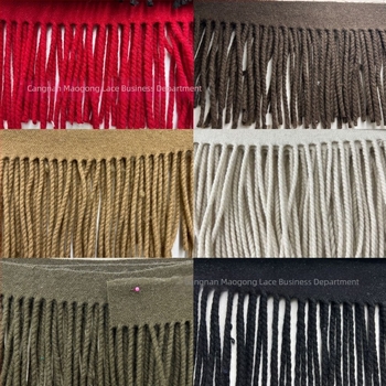 Resice od vunenog pliša s uvijenim koncem – dodaci za kapute i tweed kapute – DIY materijal