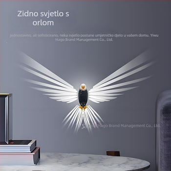 Zidna lampa s beloglavim orlom, LED projektor, noćna lampica za punjenje