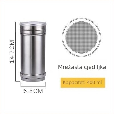 Set posuda za začine od nehrđajućeg čelika za roštilj: sol, papar, sezam i kim