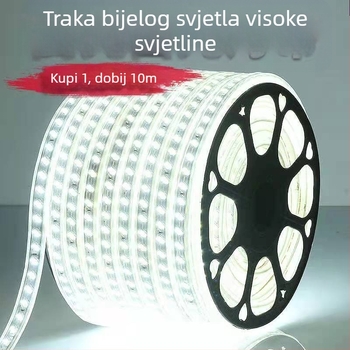 Vanjska vodootporna LED traka – ultra jarko bijelo svjetlo, osvjetljenje vanjskog zida i tunela, 220V
