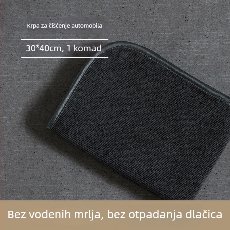 Deblja mikrovlaknasta krpa za pranje automobila, iznimno upijajuća, otporna na ispadanje vlakana, višefunkcionalna krpa za čišćenje automobila