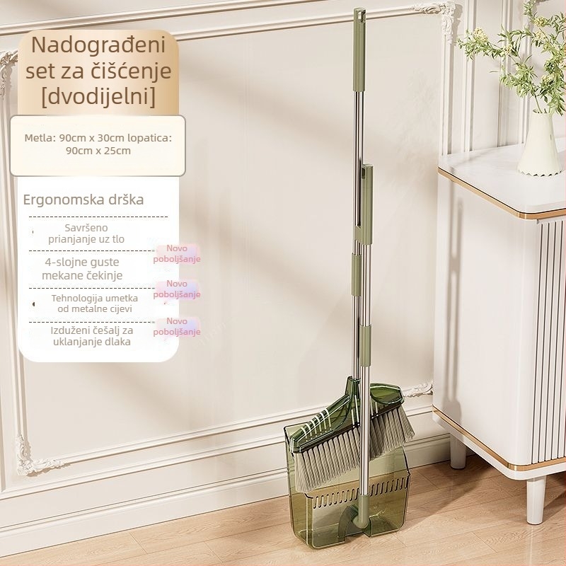Set metle i lopatice za prašinu za kućnu upotrebu – lopatica za prašinu koja ne lijepi dlake