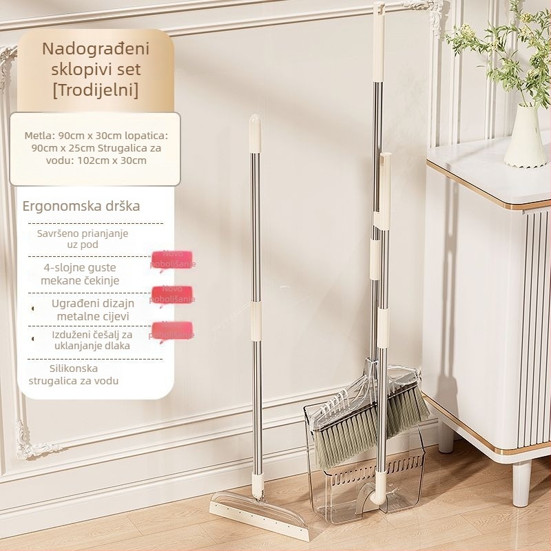 Set metle i lopatice za prašinu za kućnu upotrebu – lopatica za prašinu koja ne lijepi dlake