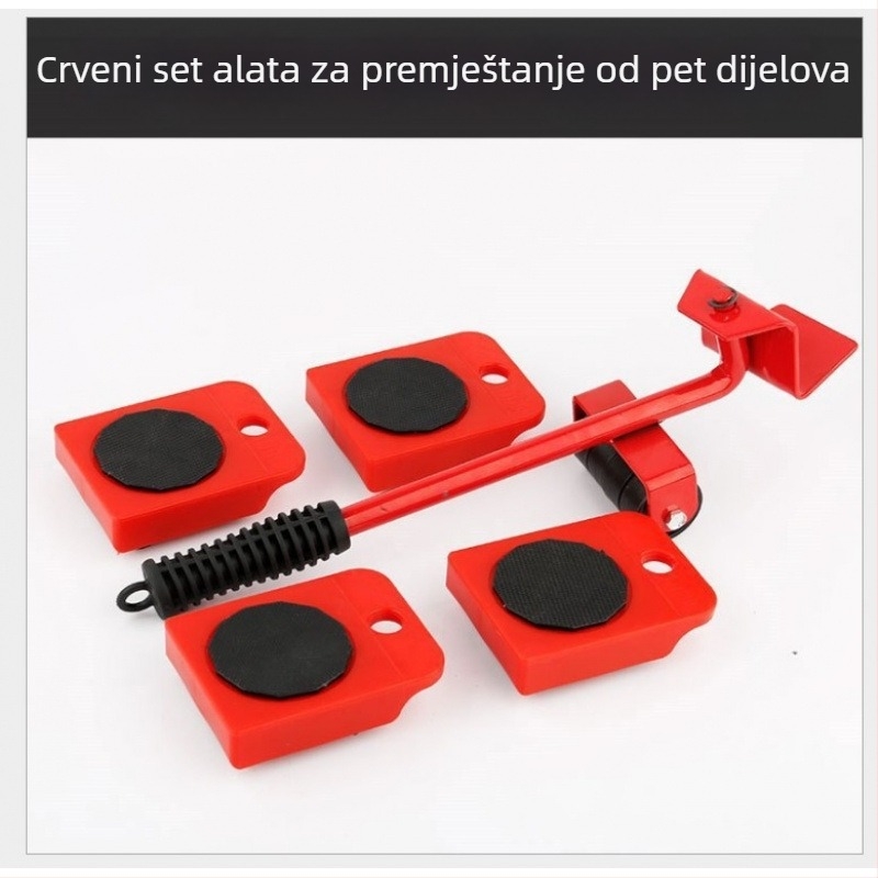 Petdijelni set za pomicanje namještaja – teški predmeti, kućna selidba