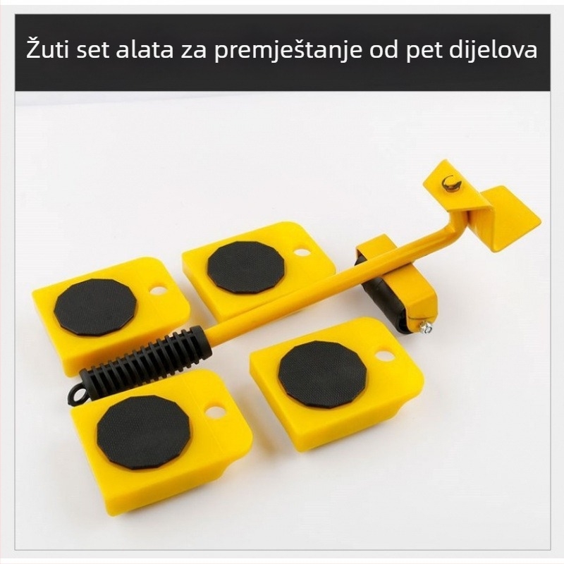 Petdijelni set za pomicanje namještaja – teški predmeti, kućna selidba