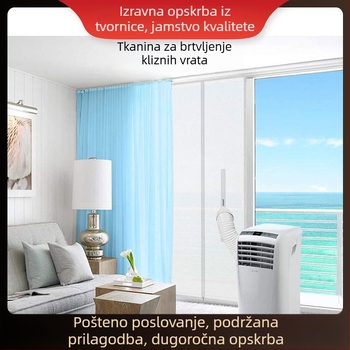 Zaptivna tkanina za klizna vrata za unutarnji prijenosni klima uređaj