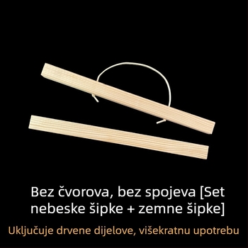 Drveni klips za vješanje slika i postera sa žljebom – nordijski minimalistički stil