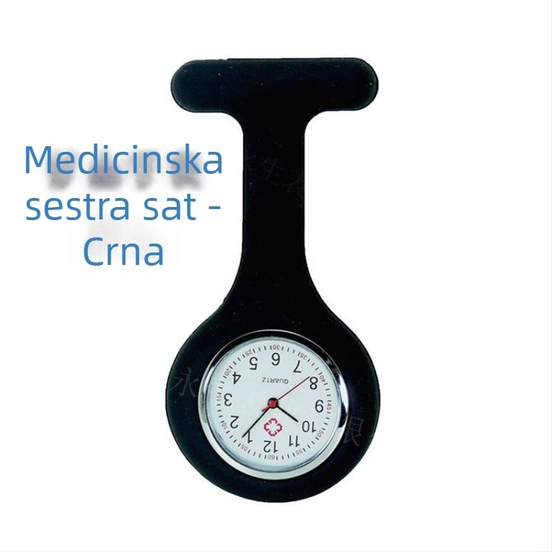 Višebojni silikonski sestrinski sat s klipsom za pričvršćivanje i prilagodbom logotipa