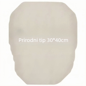 Prava ovčja semiš krpa za čišćenje stakala, prirodna, 30×40 cm, upija, brzo se suši, bez tragova vode.