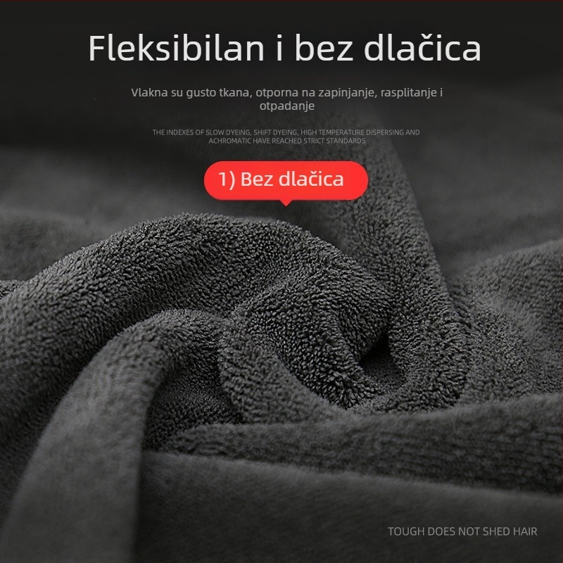 Koralni fleece krpa za čišćenje automobila, 30×30 cm, za pranje, nanošenje voska i poliranje