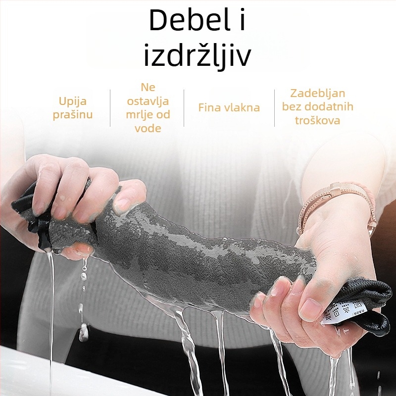 Koralni fleece krpa za čišćenje automobila, 30×30 cm, za pranje, nanošenje voska i poliranje