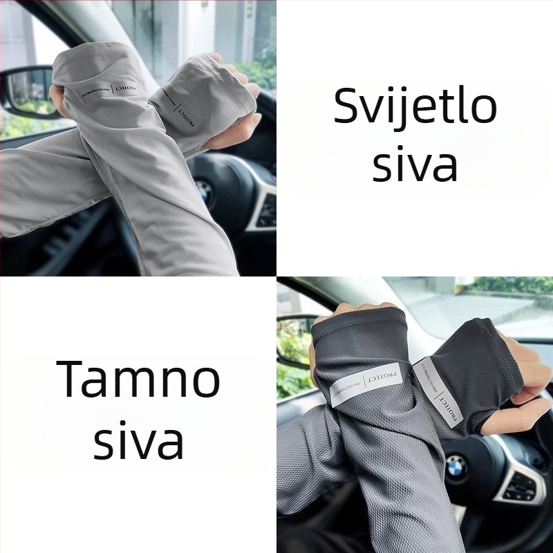 Ljetne UV zaštitne rukave od Ice Silk, lagani, širokog kroja, unisex, Plus Size, za vožnju