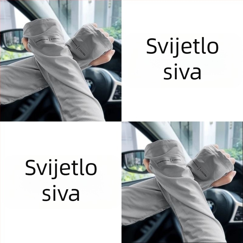 Ljetne UV zaštitne rukave od Ice Silk, lagani, širokog kroja, unisex, Plus Size, za vožnju