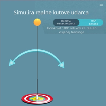 Elastični trener za stolni tenis za djecu – unutarnja uporaba, protiv miopije