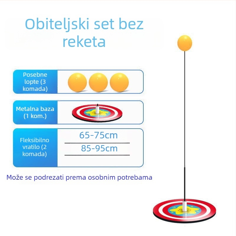 Elastični trener za stolni tenis za djecu – unutarnja uporaba, protiv miopije