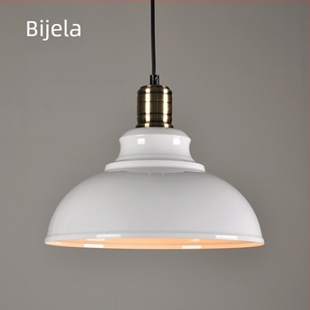 Retro luster od kovanog željeza s poklopcem za lonac, luster s jednom glavom, za blagovaonu, loft stil
