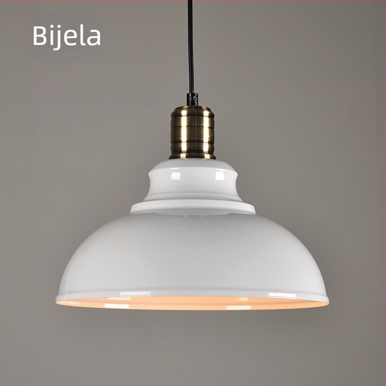 Retro luster od kovanog željeza s poklopcem za lonac, luster s jednom glavom, za blagovaonu, loft stil