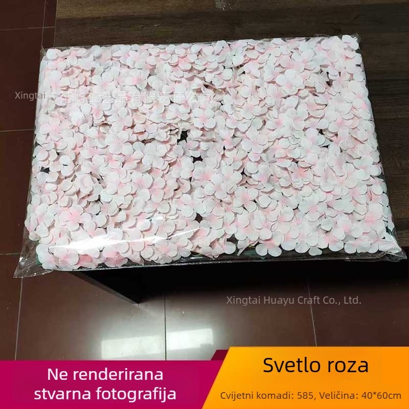Umjetna hortenzija – zidna aranžman cvijeća za vjenčanja i kućnu dekoraciju