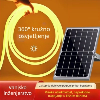 Solarna kružna LED traka 360° za vrt i vanjsku upotrebu