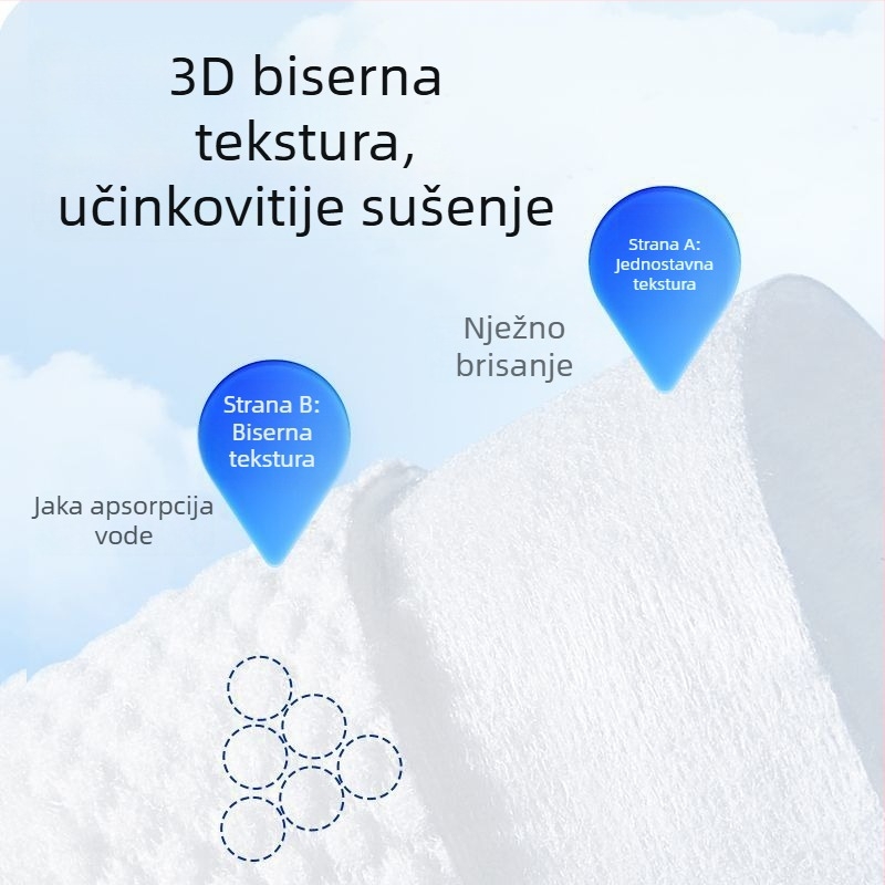Ankexin kapa za sušenje kose s gumbima, debela, jednokratna, visoko upijajuća i brzo sušeća ručnik, koji ne ostavlja vlakna