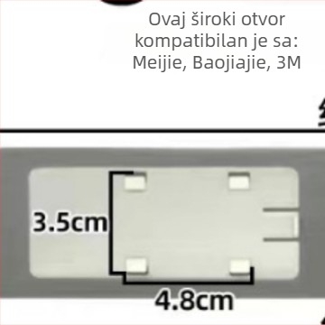 Zamjenjiva glava špongastog mopa za podove, sklopiva, upijajuća glava, 28 cm i 33 cm