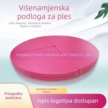 Četverostrano preklopna kružna pjena zaštitna podloga za Pole Dance, Aerial Hoop i Yoga