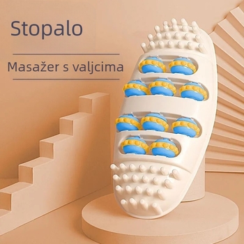 Masažna prostirka za stopala s valjčićima