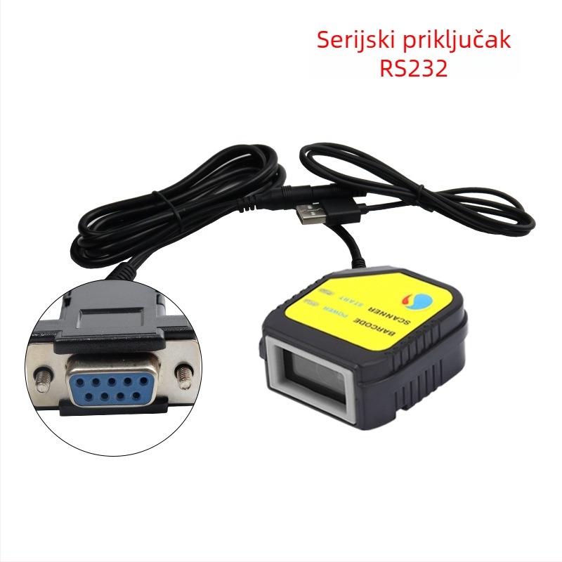 Scanhome ugrađeni SH-400 modul za čitanje QR kodova, fiksni skener, USB sučelje, serijski i Ethernet port, 458