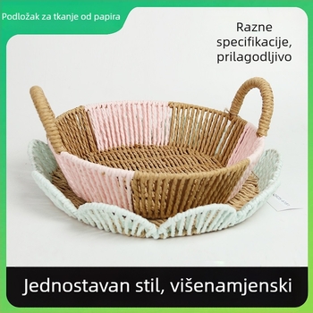Papirnati tkani pladanj za voće, povrće i slatkiše