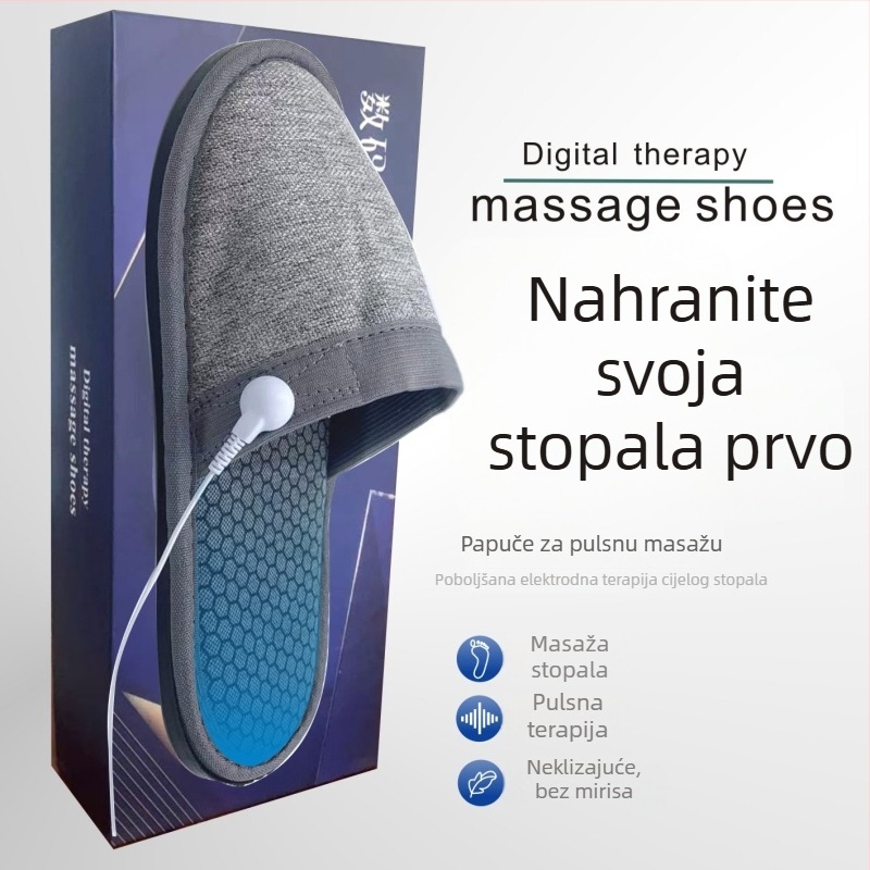 Papuče za masažu s elektroterapijom EMS mikrostrujom, masaža stopala, kućna upotreba, protuklizne