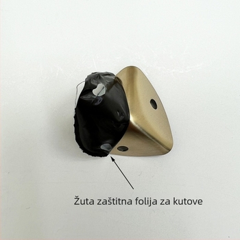 Nerđajući čelični kutni dodatak za kutije 25x25 mm – dodatak za kutije za zanate i kozmetiku